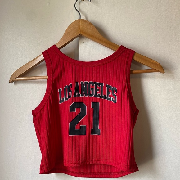 Free With Purchase  Ribbed Crop Top 21 SHEIN Womens Small Los Angeles - Picture 1 of 6